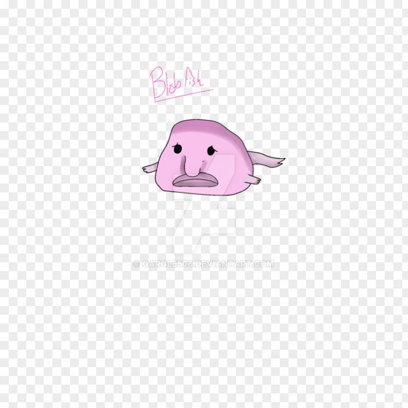 Gargle Snout Headgear Pink M Character PNG