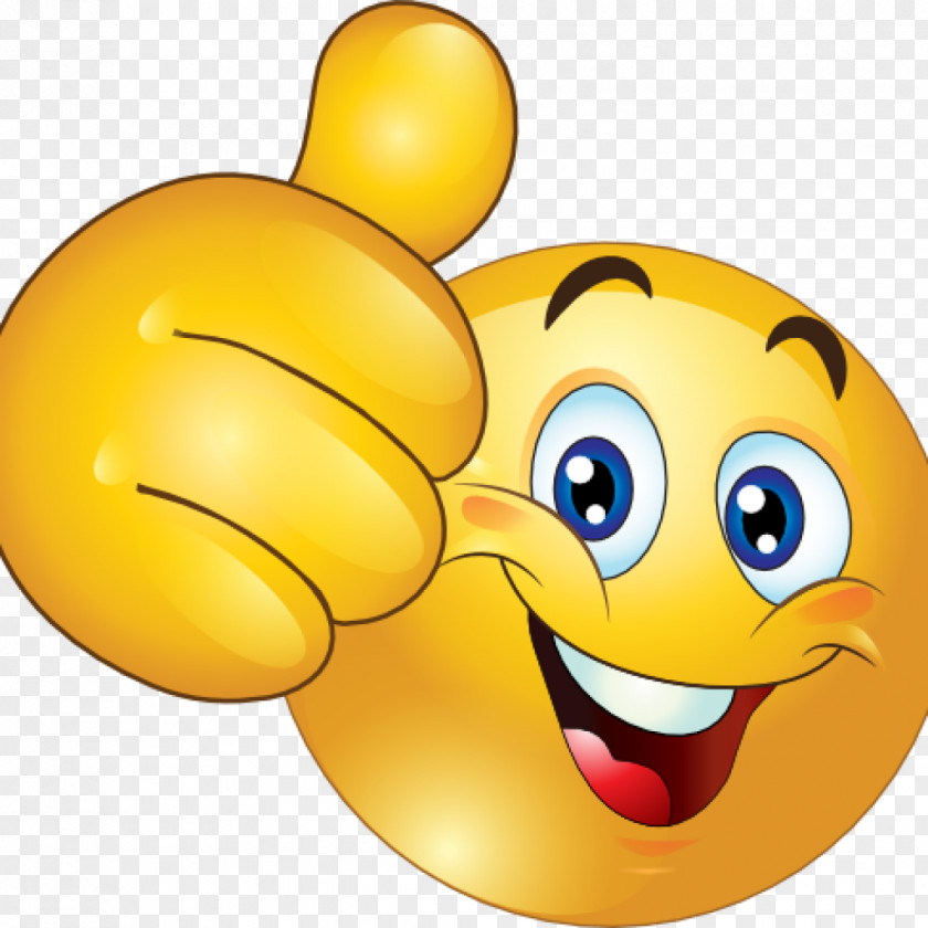 Smiley Thumb Signal Clip Art Emoji PNG