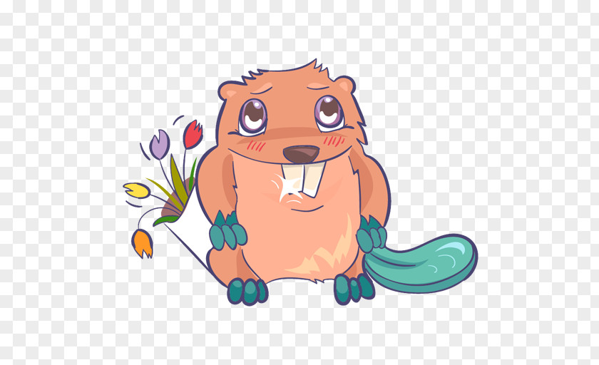 Beaver Telegram Sticker App Store Clip Art PNG