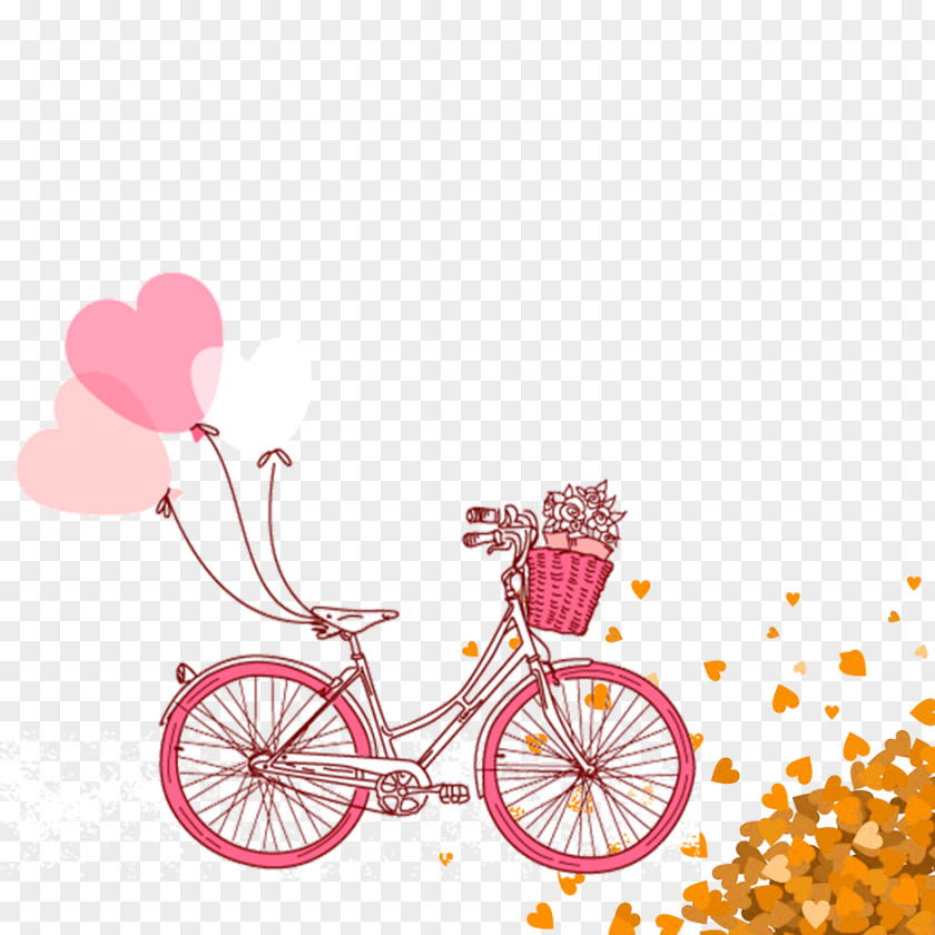 Little Bike Wedding Invitation Book PNG