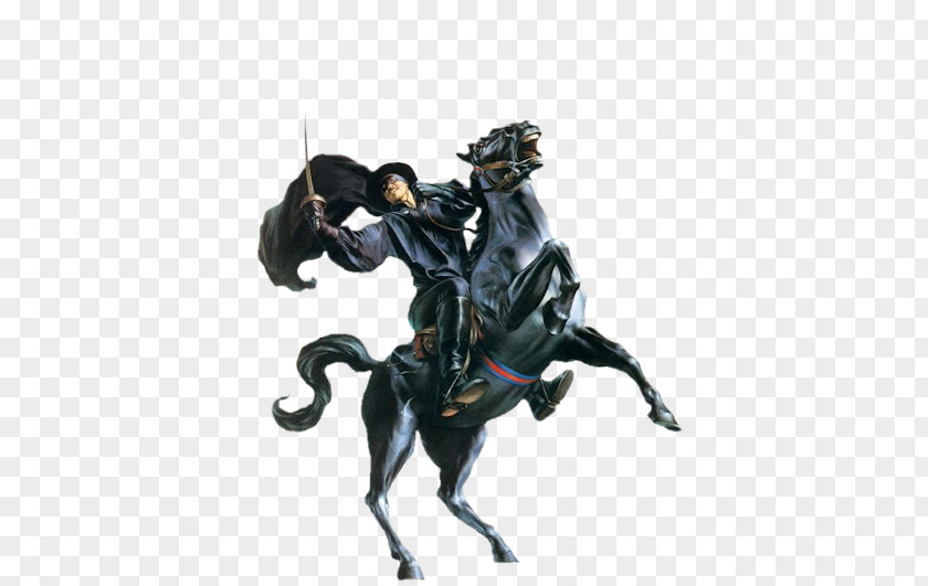Medieval Horseback Heroes Diego De La Vega The Destiny Of Zorro Curse Capistrano And Witchs Book PNG
