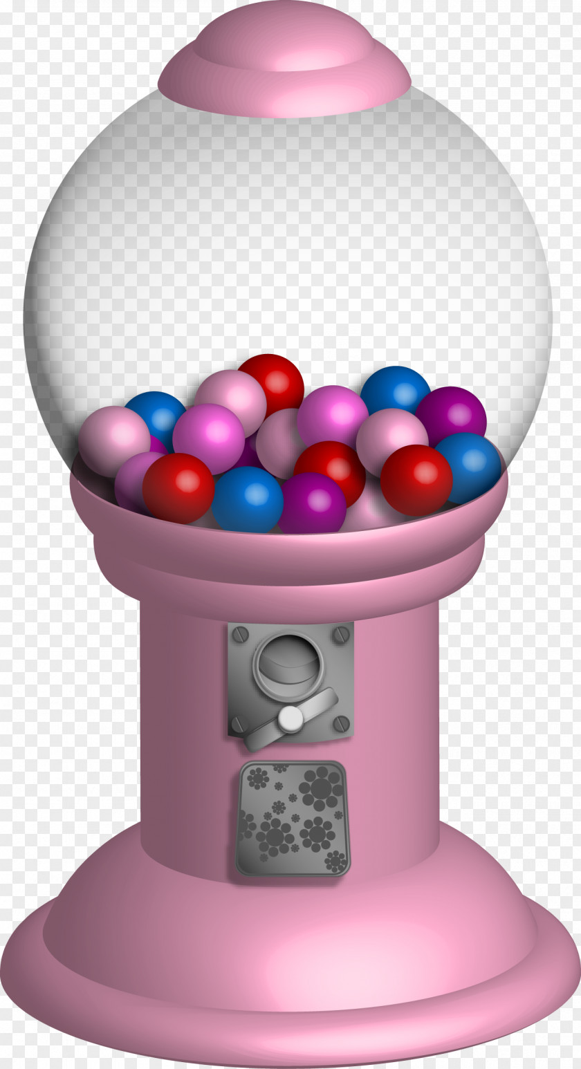 Pink Cartoon Chewing Gum Gumball Watterson Machine Bubble Clip Art PNG
