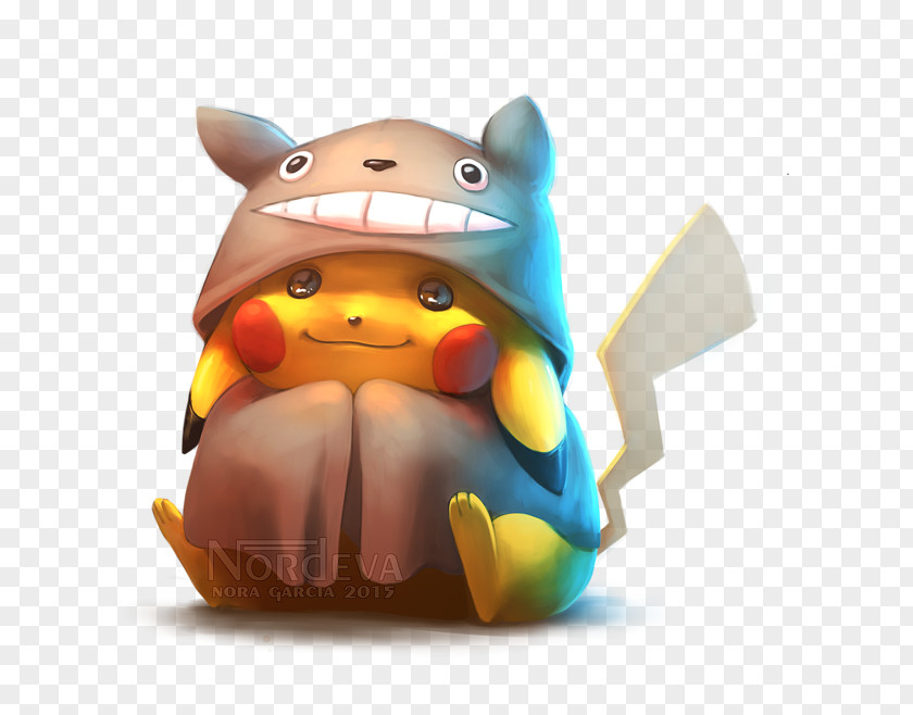 Totoro Pikachu Drawing DeviantArt Fan Art PNG