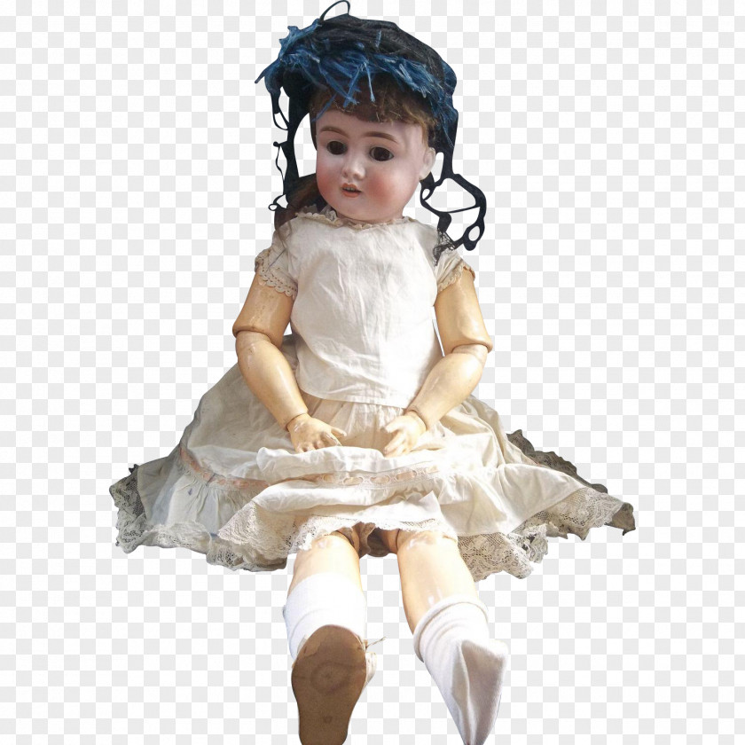 Bisque Doll Gown Toddler PNG