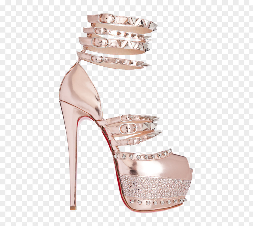 Louboutin Sandal Peep-toe Shoe Court High-heeled PNG