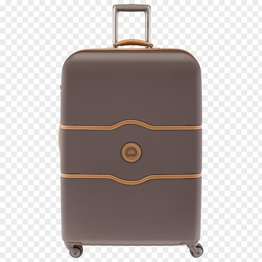 Luggage Suitcase DELSEY Chatelet Hard + Baggage Trolley PNG