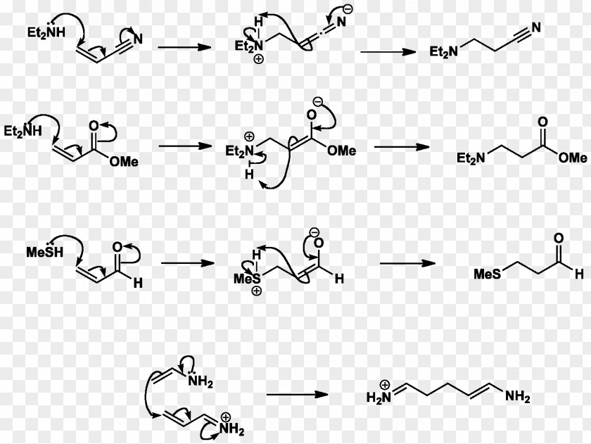 Nucleophilic Conjugate Addition Reaction Chemical Conjugated System Electrophilic PNG