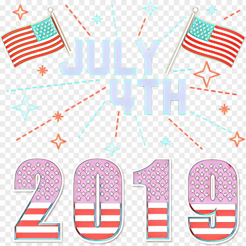 Turquoise Pink Fourth Of July Background PNG