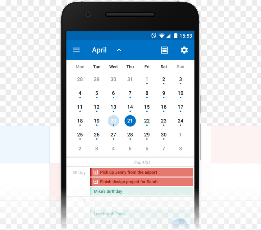Android Calendar Wunderlist Microsoft Outlook PNG