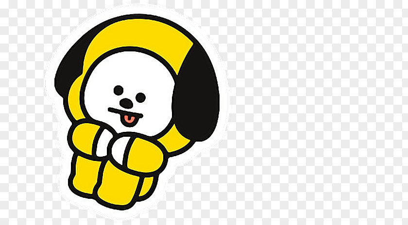 Chimmy Poster BTS Sticker Decal Illustration Drawing PNG