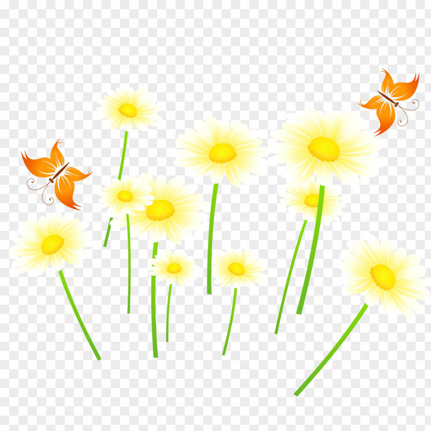 Dandelion Flowers Vector Material Flower Clip Art PNG