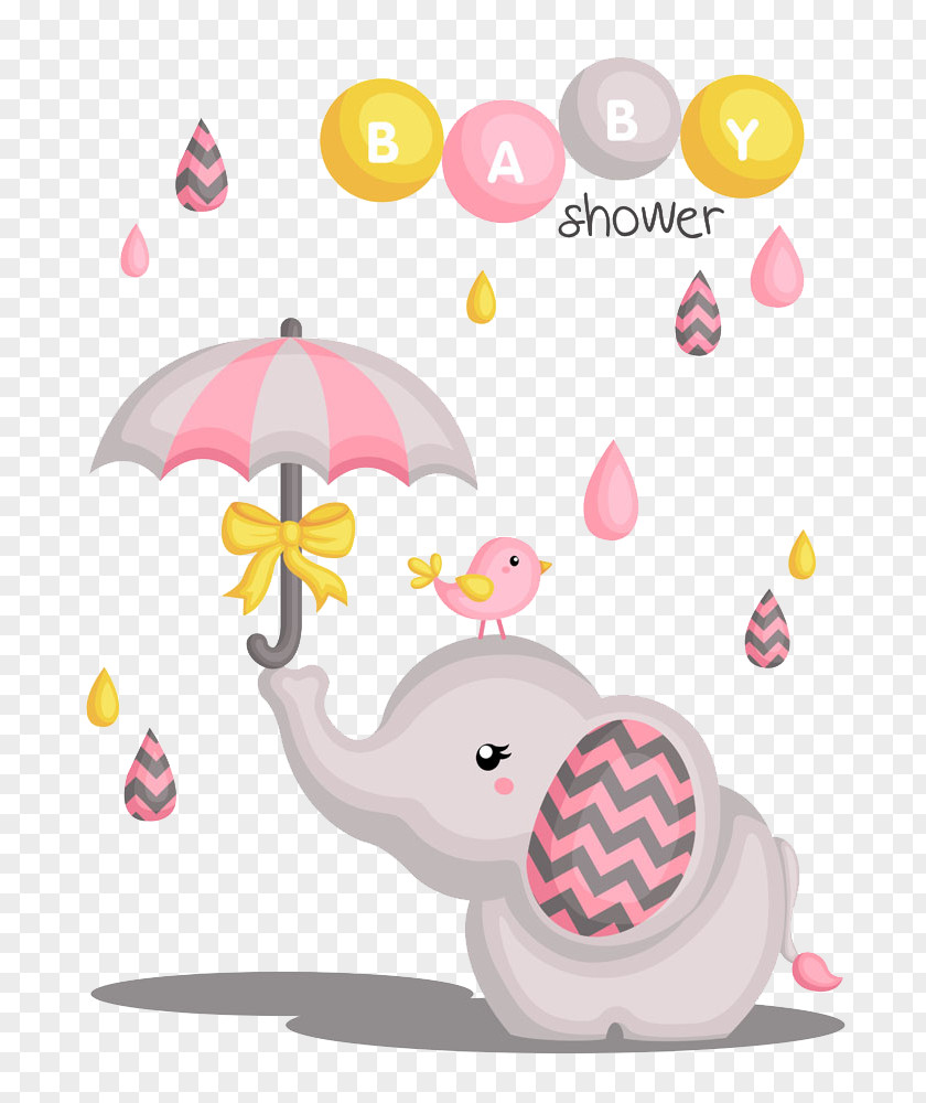 Elephant Nose Umbrella Baby Shower Euclidean Vector Stock Photography Clip Art PNG