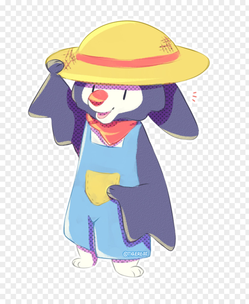 Fruit Cute Hat Clown Character Clip Art PNG