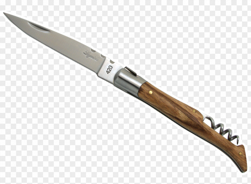 Knife Laguiole Aubrac Pocketknife Corkscrew PNG