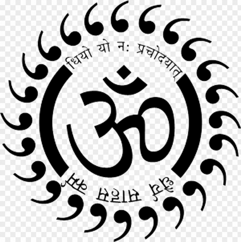 Mahamayuri Mantra In A Circle Gayatri Om Diksha Hinduism PNG