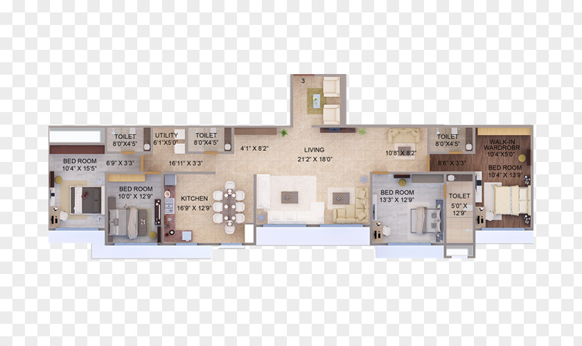 Apartment Transcon Fortune 500 Tirumala Habitats Floor Plan Developers PNG