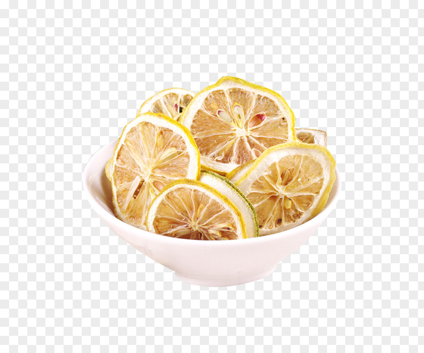 Bowl Of Lemon Slices Flowering Tea Vegetarian Cuisine PNG