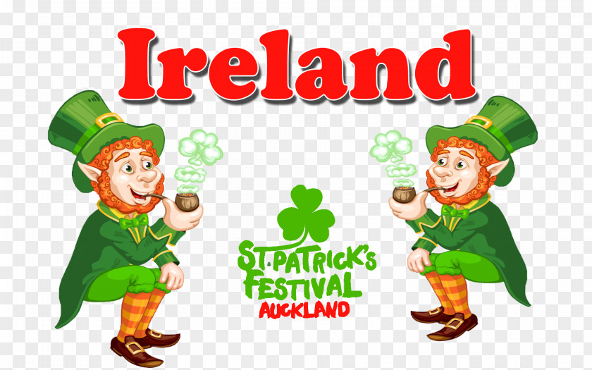 Ireland Saint Patrick's Day Leprechaun Wish Clip Art PNG