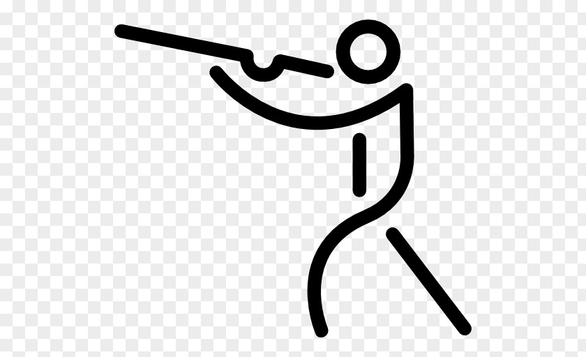 Sports Figures Shooting Sport Gun Stick Figure PNG