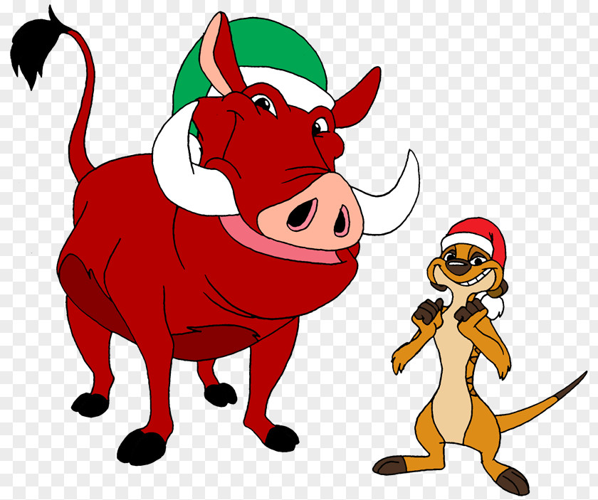 Christmas Cartoons Pics Timon And Pumbaa Simba Cartoon PNG