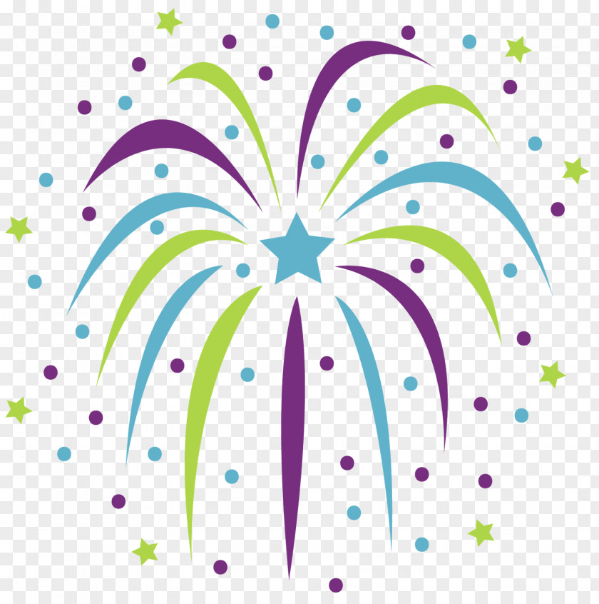Fireworks New Year's Eve Day Party Clip Art PNG