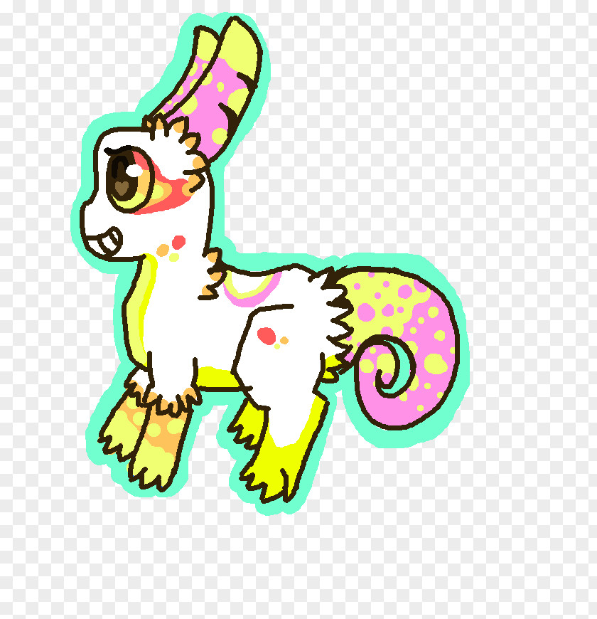 Horse Animal Character Line Clip Art PNG