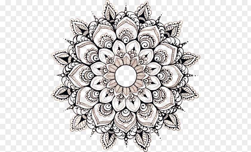 Mandala Ornament Floral Design Drawing Art Circle PNG