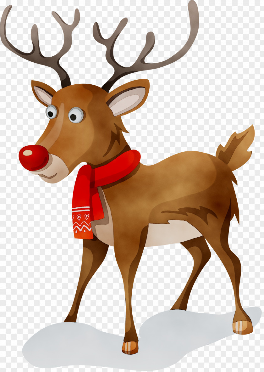 Rudolph Santa Claus Deer Clip Art PNG