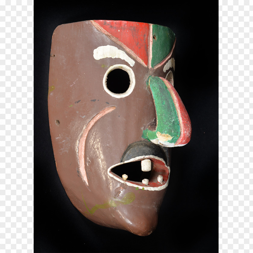 African Mask Wood Masque PNG