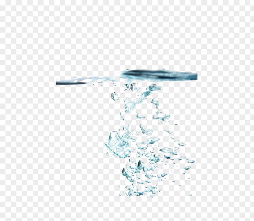 Blue Water Bubble Material Gratis PNG