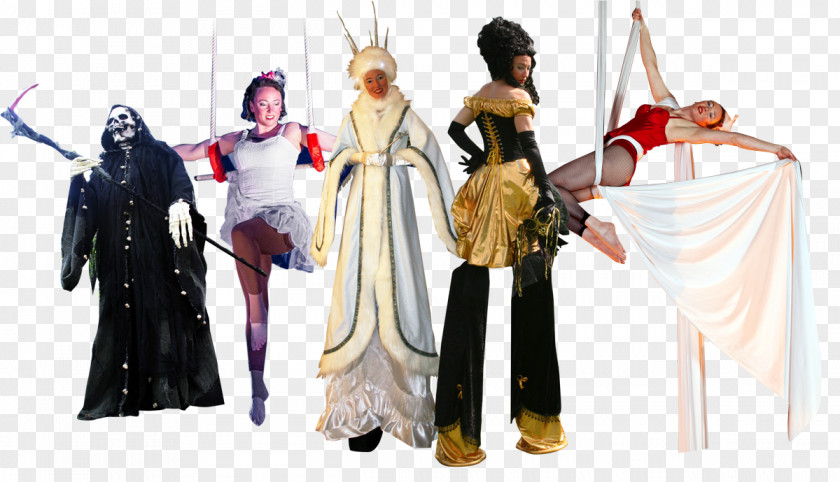 Circus Costume Design Jumping Stilts PNG