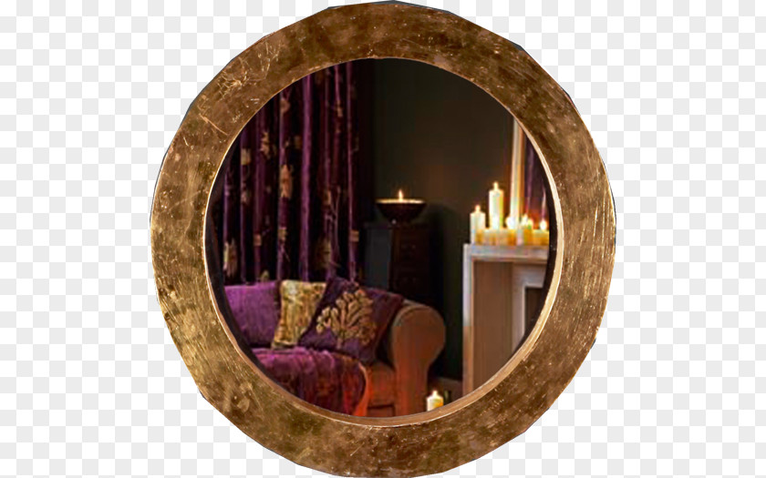 European Mirror Furniture Eggplant Color PNG