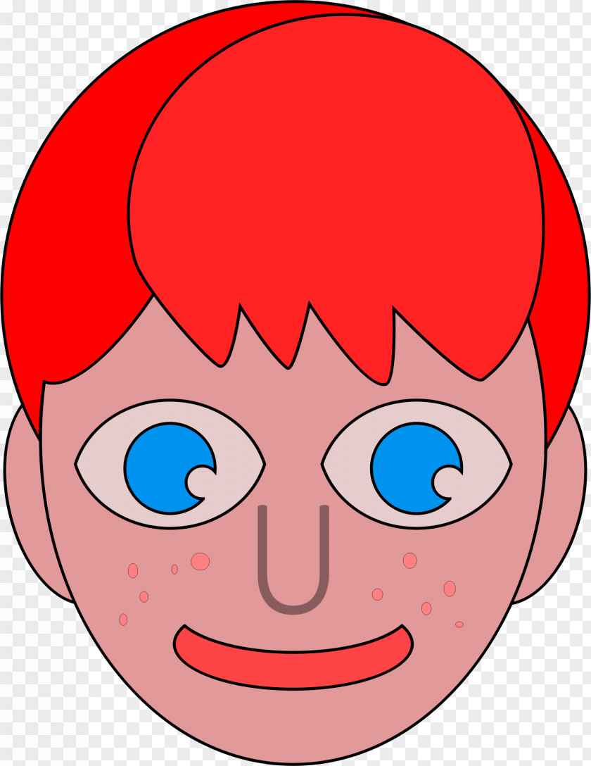 Eye Red Hair Clip Art PNG