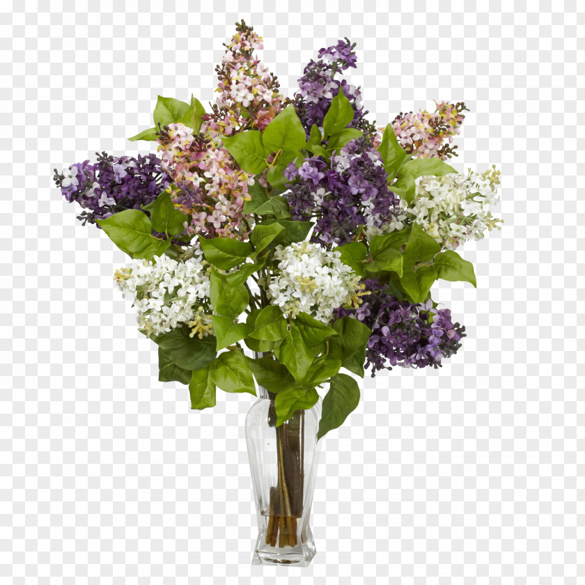 Lilac Common Artificial Flower Floral Design Silk PNG