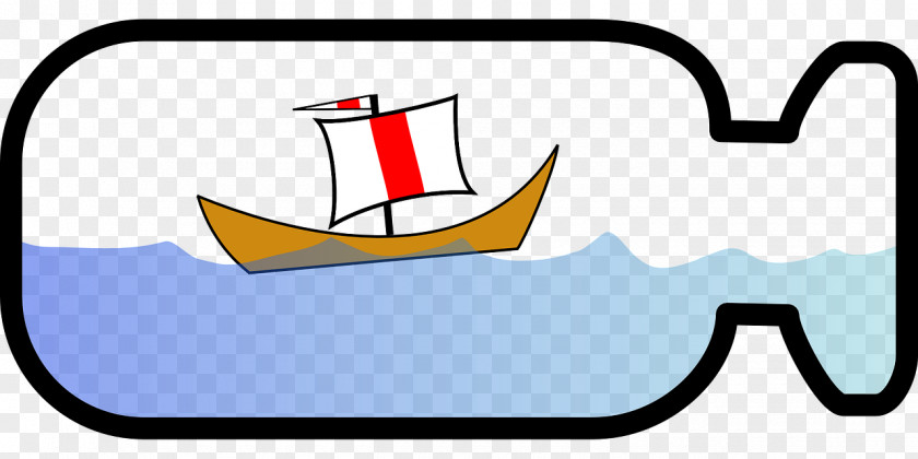 Sail Ship Bateau En Bouteille Clip Art PNG