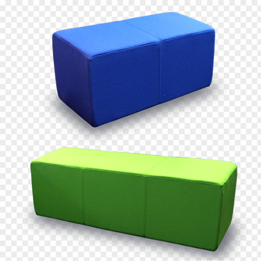 Seat Foot Rests Bench Cube Street Furniture PNG