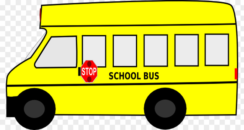 Yellow School Bus Clip Art PNG