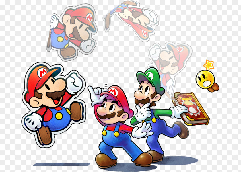 Luigi Mario & Luigi: Paper Jam Superstar Saga Super RPG PNG