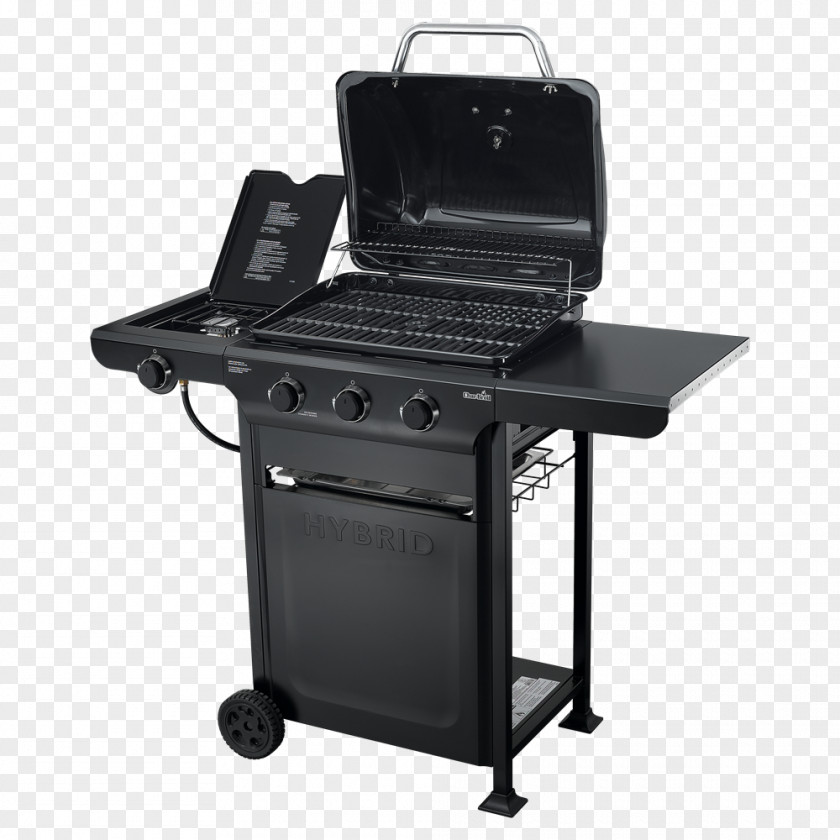 Outdoor Grill Barbecue Char-Broil Grilling Backyard Dual Gas/Charcoal Smoking PNG