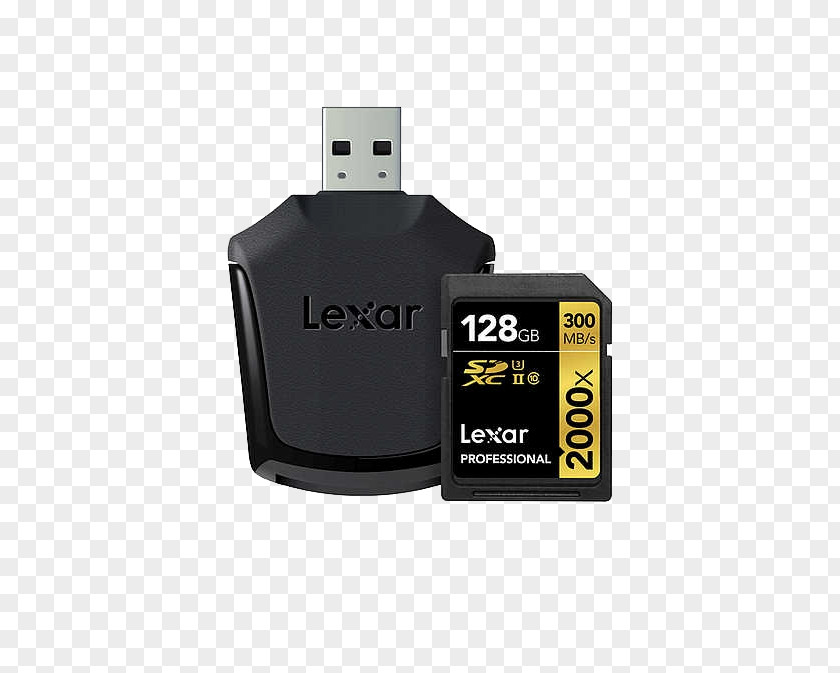 Professional Card Lexar 64GB 2000x SDXC UHS-II [U3] Class 10 & UHS-... Secure Digital Media, Inc Flash Memory Cards PNG