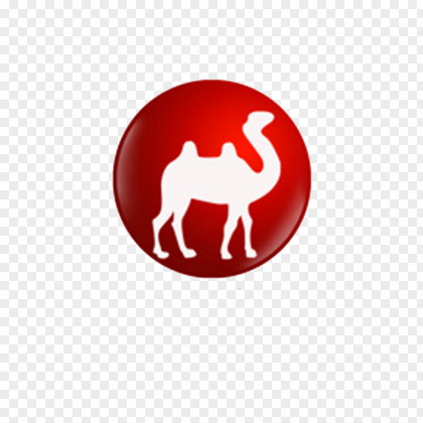 Vector Camel L Deer Logo Red Character Font PNG