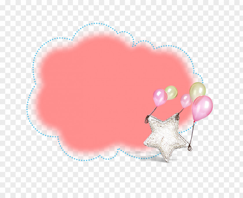 Beautiful Hand-drawn Cartoon Bubbles Heart Valentines Day Illustration PNG