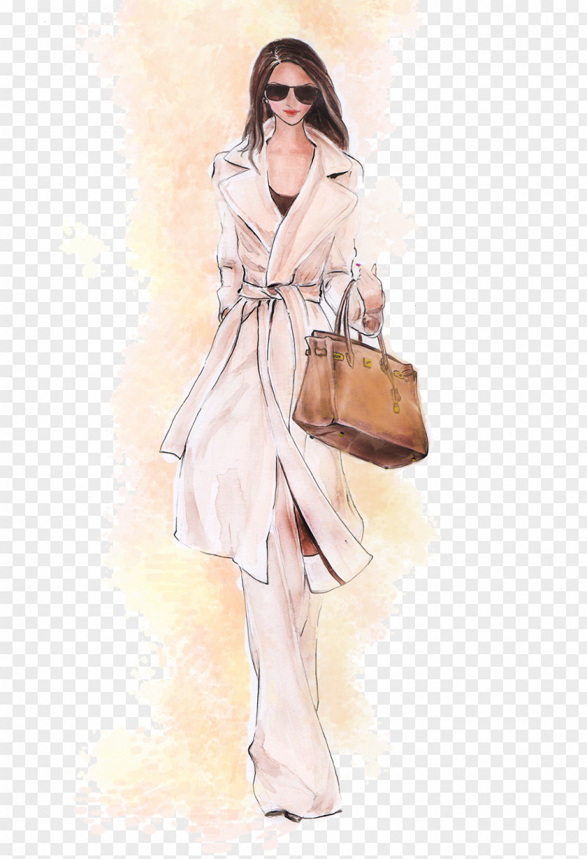 Drawing Fashion Design Model Illustration Clothing Costume PNG