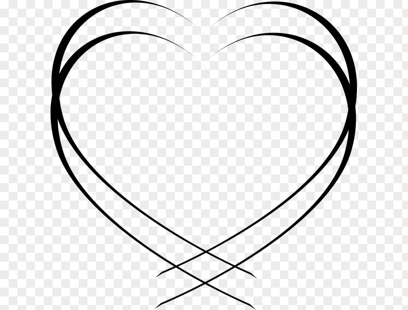 Coloring Book Line Art Valentines Day Heart PNG