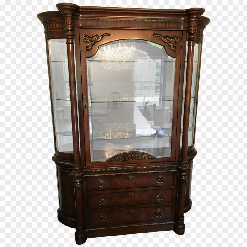 Cupboard Chiffonier Display Case Antique Cabinetry PNG