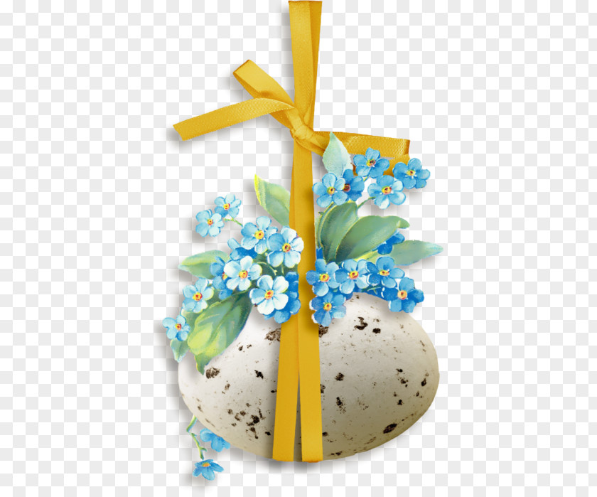 Easter Flower Pysanka Kulich Clip Art PNG