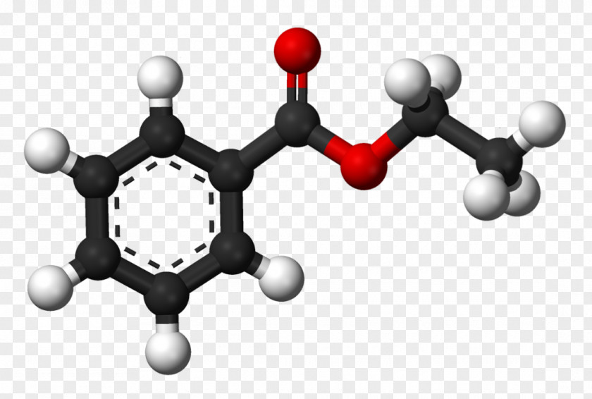 Ethyl Benzoate Benzoic Acid Terephthalic Isophthalic Ball-and-stick Model PNG