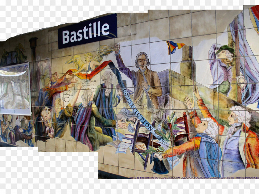 Iyi Parti Rapid Transit Commuter Station Musée Du Louvre Art Mural PNG