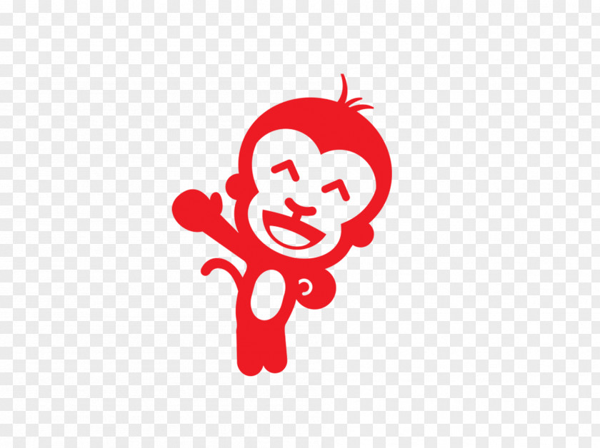 Monkey Smile Chinese New Year PNG