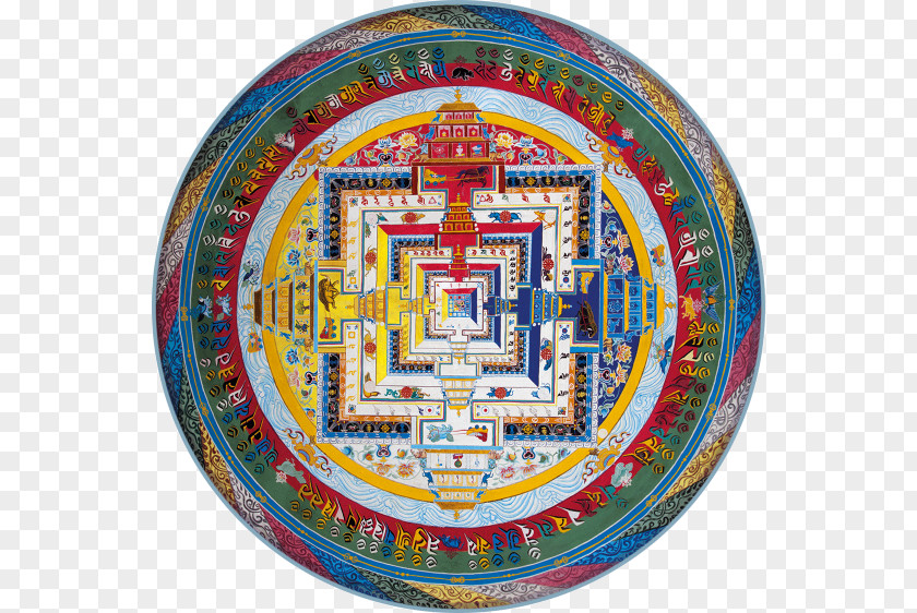 Thangka Mandala Nepali Language Kalachakra PNG